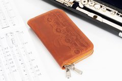 Шкіряний гаманець для флейтистів MG Leather Work
