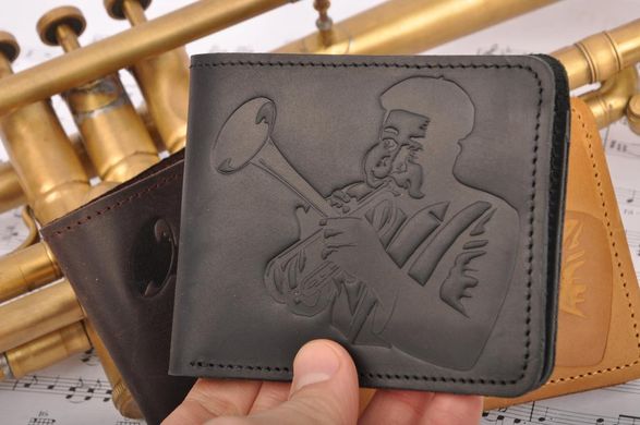 Кожаный кошелек для трубачей в стиле Диззи MG Leather Work