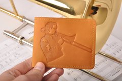 Кожаный кошелек для тромбонистов в стиле Гленн Миллер MG Leather Work