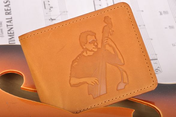 Кожаный кошелек для контрабассистов в стиле Джон Патитуччи MG Leather Work
