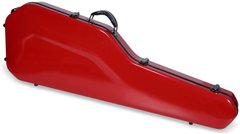 Кейс Crossrock Fiberglass Red для гітари Fender